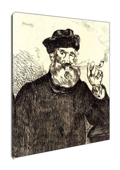 The Smoker, Edouard Manet - obraz na płótnie 60x90 cm Galeria Plakatu