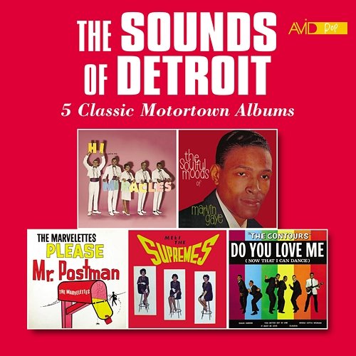 The Sounds of Detroit - Five Classic Motortown Albums (Hi, We're the Miracles / The Soulful Moods Of / Please Mr Postman / Meet the Supremes / Do You Love Me) (Digitally Remastered) Various Artists