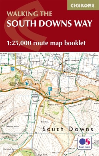 The South Downs Way Map Booklet: 1:25,000 OS Route Mapping Reynolds Kev