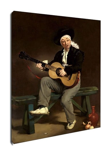 The Spanish Singer, Edouard Manet - obraz na płótnie 60x80 cm Galeria Plakatu