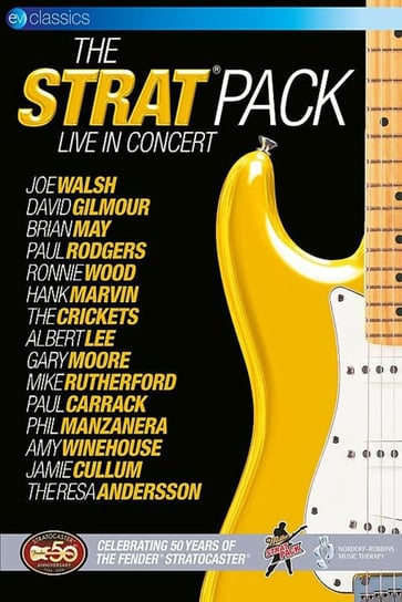 The Strat Pack: Live In Concert (DVD) Gilmour David, Moore Gary, Rutherford Mike, Cullum Jamie, Manzanera Phil, Rodgers Paul, Winehouse Amy, Wood Ronnie, Marvin Hank