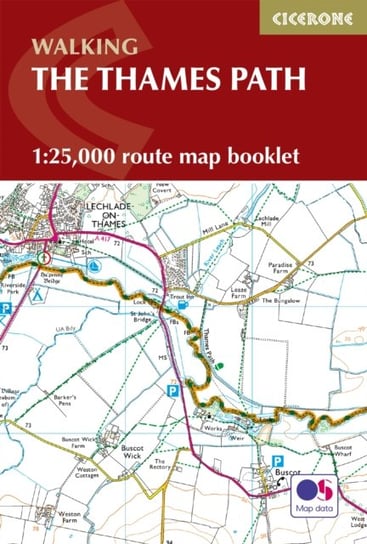 The Thames Path Map Booklet: 1:25,000 OS Route Map Booklet Leigh Hatts