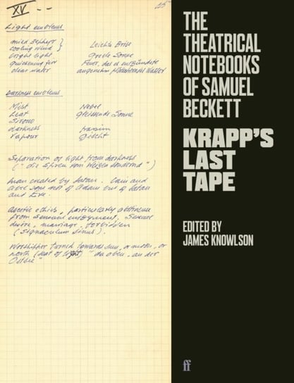 The Theatrical Notebooks of Samuel Beckett: Krapps Last Tape Beckett Samuel