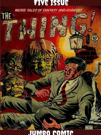 The Thing Five Issue Jumbo Comic Rice Ken