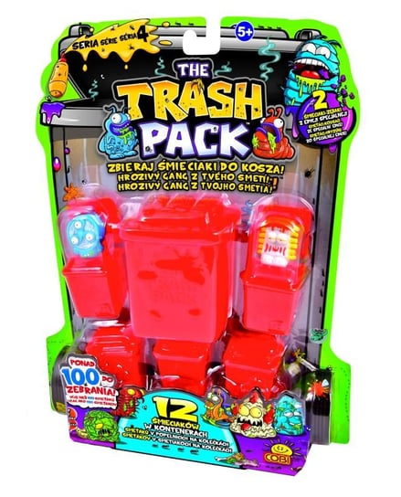 The Trash Pack 4, figurki 12 Śmieciaków w kontenerach The Trash Pack