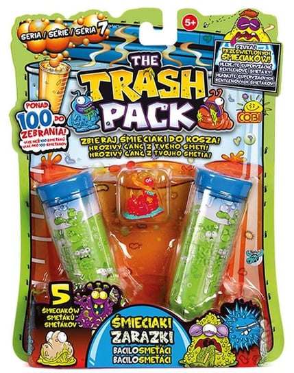 The Trash Pack, figurki Śmieciaki w probówce, 5 szt. The Trash Pack