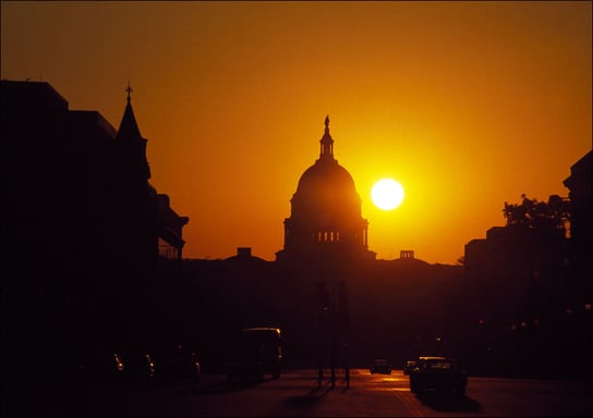 The U.S. Capitol at Dawn, Carol Highsmith - plakat 70x50 cm Galeria Plakatu