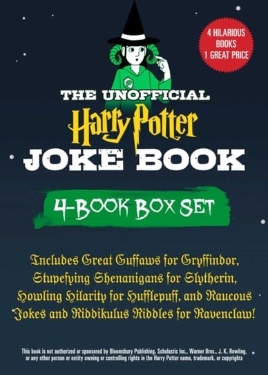 The Unofficial Harry Potter Joke Book 4-Book Box Set. Includes Great Guffaws for Gryffindor, Stupefy Boone Brian