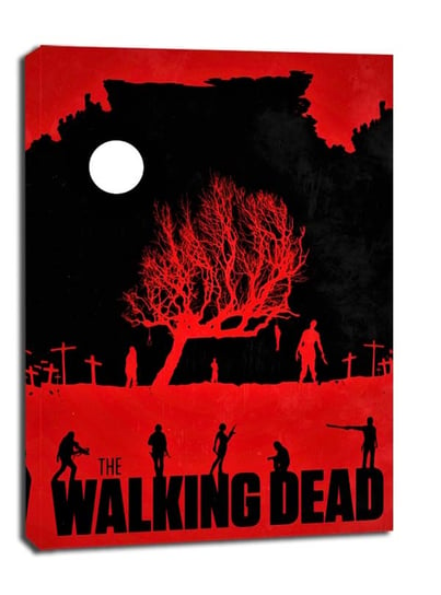 The Walking Dead Vintage Poster v2 - obraz na płótnie 50x70 cm Galeria Plakatu