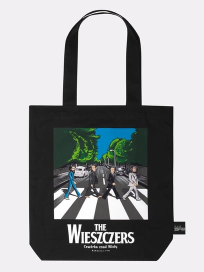 THE WIESZCZERS / torba bawełniana czarna Nadwyraz.com