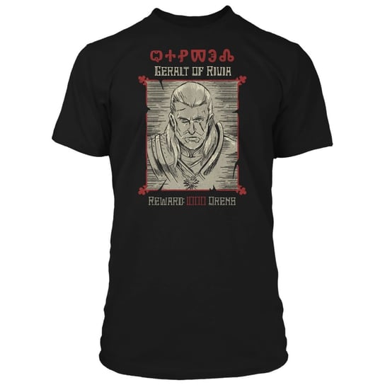 The Witcher 3 - Wanted Poster koszulka, czarny (2XL) Jinx