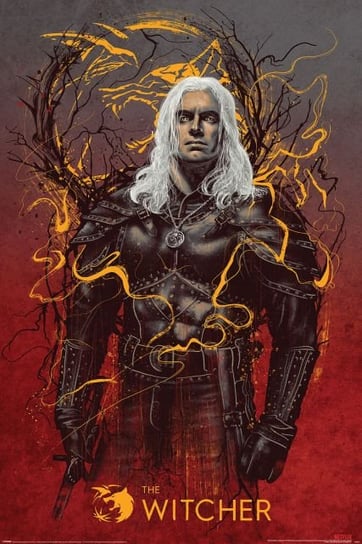 The Witcher Geralt the Wolf - plakat 61x91,5 cm Wiedźmin