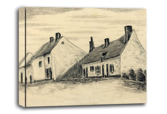 The Zandmennik House, Vincent van Gogh - obraz na płótnie 50x40 cm Galeria Plakatu