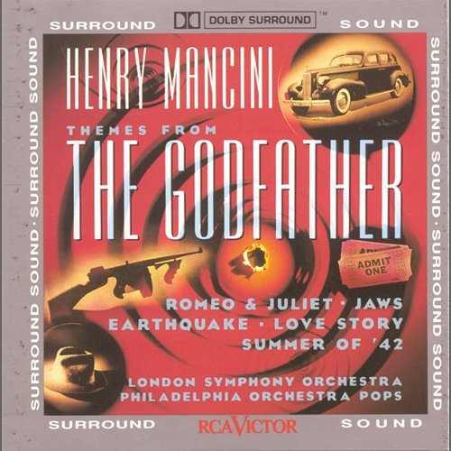 Themes From The Godfather, Romeo & Juliet, Jaws, Earthquake, Love Story, Summer of '42 Henry Mancini