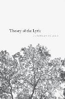 Theory of the Lyric Culler Jonathan