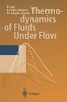 Thermodynamics of Fluids Under Flow Casas-Vazquez Jose