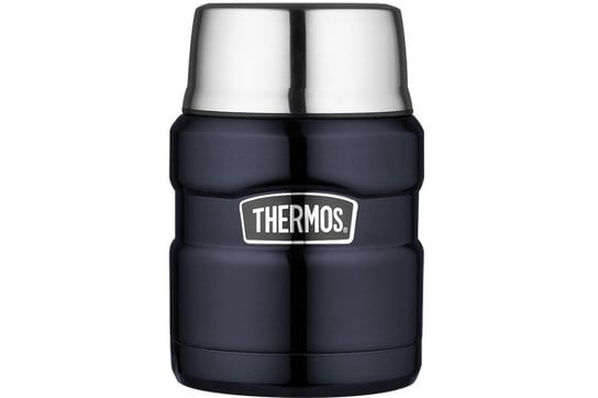 Thermos, Termos obiadowy z łyżką, King, granatowy, 470 ml Thermos