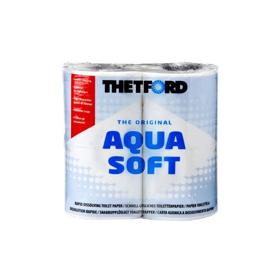 Thetford, Papier toaletowy do toalet chemicznych, Aqua Soft, 4 rolki Thetford