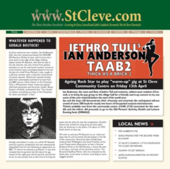 Thick As A Brick 2 Anderson Ian