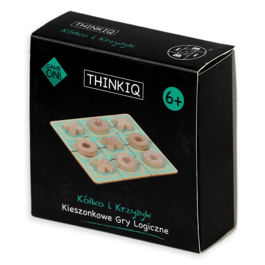 ThinkIq, gra logiczna, Kółko i krzyżyk, wydanie kieszonkowe MIMI