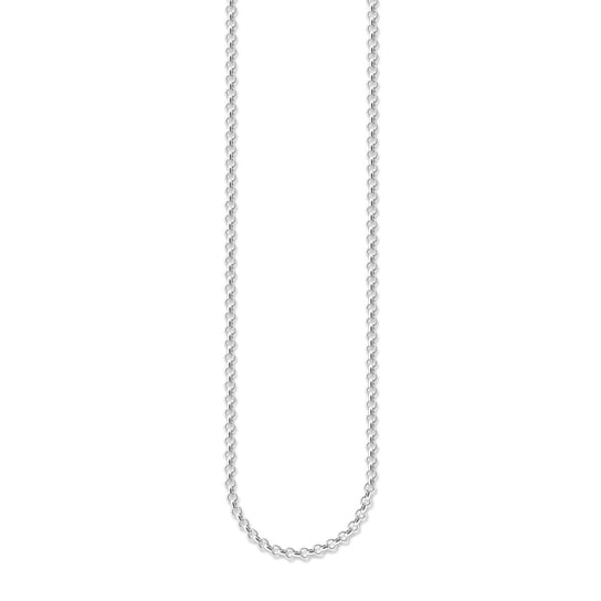 Thomas Sabo Unisex Łańcuszek Na Szyję Z Groszką Charm Club - Srebro 925, X0001-001-12 thomas sabo