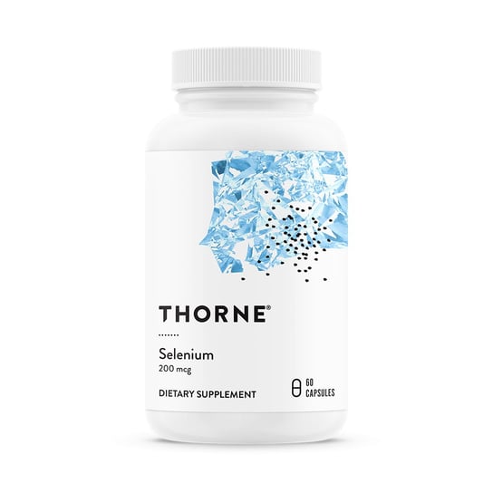 Thorne Research, Selenium  - Selen 200 mcg, Suplement diety, 60 kaps. Thorne Research