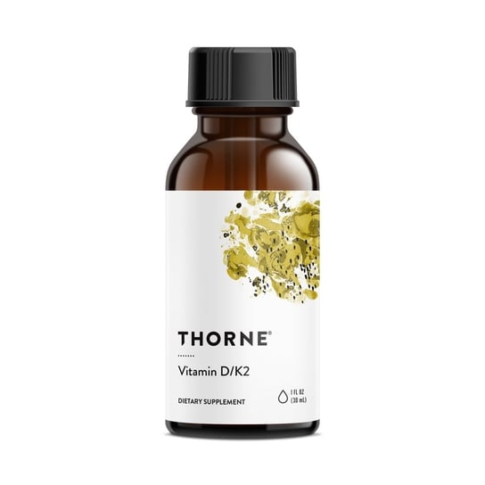 Thorne Research, Vitamin D3+K2 Liquid, Suplement diety, 30 ml Thorne Research