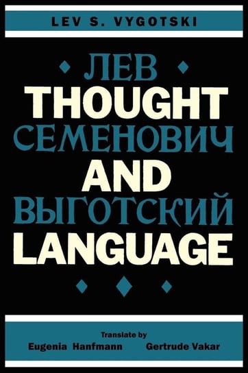 Thought and Language Vygotski Lev S.