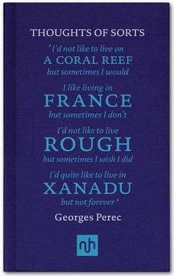 Thoughts of Sorts Perec Georges