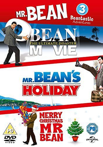 Three Beantastic Adventures - Bean: The Ultimate Disaster Movie / Mr. Bean's Holiday / Merry Christmas Mr Bean Smith Mel