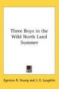 Three Boys in the Wild North Land Summer Young Egerton Ryerson, Young Egerton R.