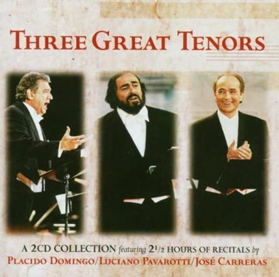 Three Great Tenors Pavarotti Luciano, Carrearas Cole Domingo, Carreras Jose
