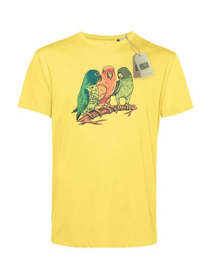 THREE PARROTS koszulka męska yellow fizz XXL GREEN COSMOS