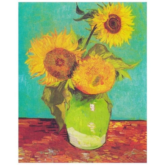 Three Sunflowers - Vincent Van Gogh 80x100 Legendarte