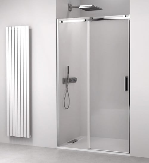 THRON LINE SQUARE drzwi prysznicowe 1600 mm, rolki kanciaste, szkło czyste Inna marka
