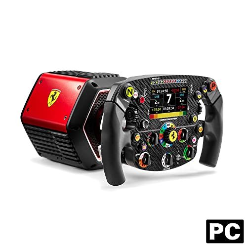 Thrustmaster T818 Ferrari SF1000 Simulator, napęd bezpośredni, kierownica wyścigowa Simracing Force Feedback Racing do komputera PC, oficjalna licencja Ferrari PlatinumGames