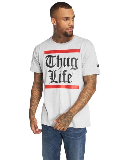 Thug Life, Koszulka męska T-Shirt B.Gothic, szary, rozmiar L Thug Life