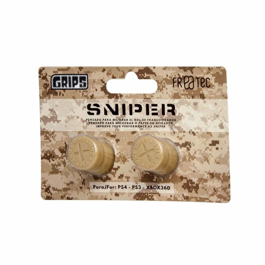Thumb Grips Sniper - Suitable For The Ps4 Ps3 And Xbox 360 - Brown - Triggers Shooters for Gaming BLADE