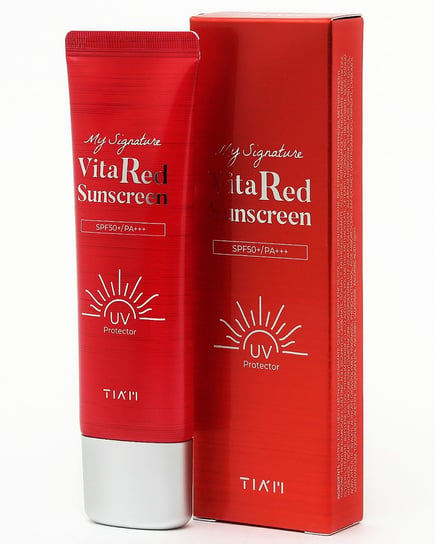 Tiam, My Signature Vita Red, Krem przeciwsłoneczny SPF 50+, 50 ml TIAM