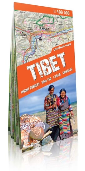 Tibet. Mount Everest, Shigatse, Lhasa, Namtso 1:400 000 Terraquest