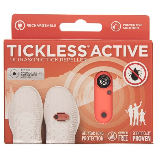 Tickless Active ochrona przeciwko kleszczom dla aktywnych - Czerwony TickLess