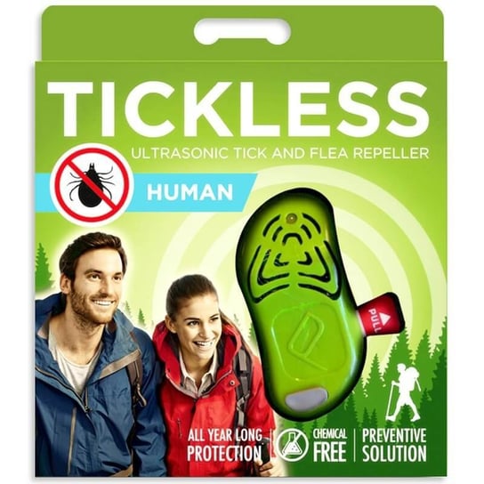 Tickless, Human, Ultradźwiękowa ochrona przed kleszczami zielony, 1 szt. TickLess