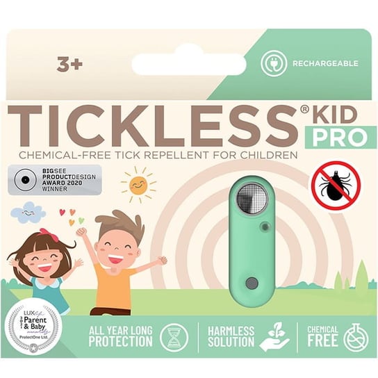 TickLess Kid Pro Mentha Green ochrona przed kleszczami dla dzieci TickLess
