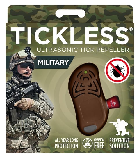 Tickless, Military, odstraszacz kleszczy brązowy, 1 szt. Inny producent