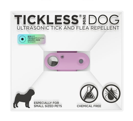 TickLess Pet Mini Organ Purple - urządzenie chroniące przed kleszczami / odstraszacz kleszczy TickLess