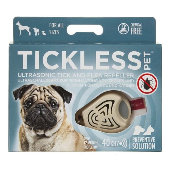 Tickless, Pet, odstraszacz kleszczy dla psów, beżowy TickLess