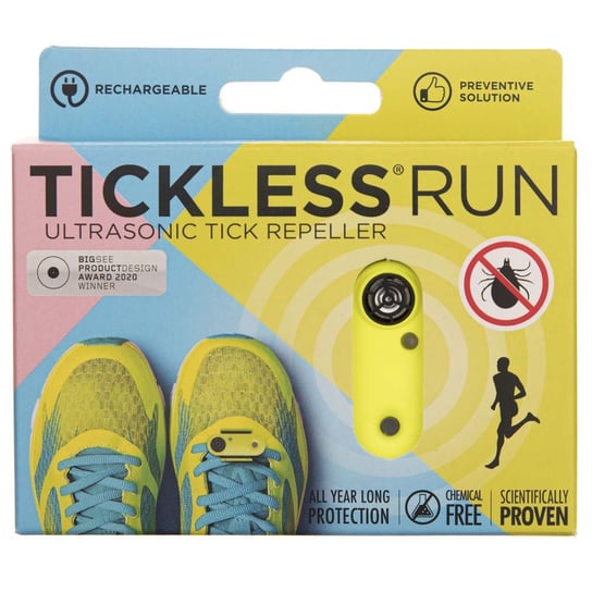 Tickless Run ochrona przeciwko kleszczom dla biegających - Żółty Inny producent