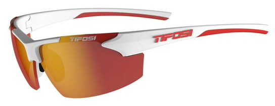 TIFOSI, Okulary, Track white/Red (1 szkło Smoke Red 15,4% transmisja światła) TIFOSI