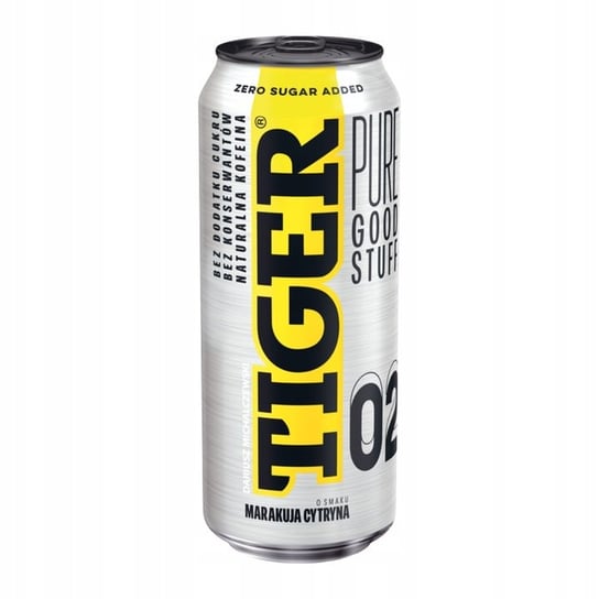 Tiger Pure Napój gazowany o smaku marakui z cytryną 500 ml Inna marka