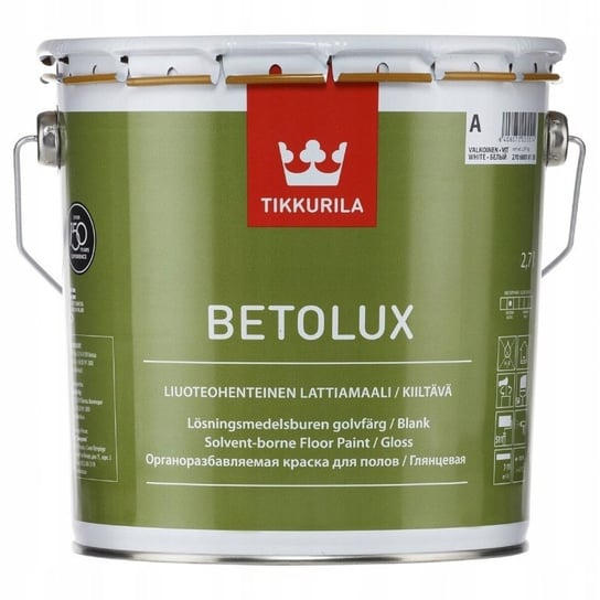 TIKKURILA BETOLUX BAZA A 2,7L FARBA DO PODŁÓG Tikkurila